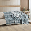 Milam London Boho Throw Blanket | Bohemian Throws For King Size Beds | Reversible Bohemian Bedding | Sofa Throw Large 3 Seater | King Size Bedspread