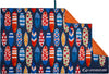 Lifeventure Recycled SoftFibre Travel Towel ? Compact, Lightweight Quick-Dry Sports & Beach Towel, Sand-Free Design, Giant (Surfboards)