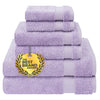 Cotton Paradise 6 Piece Towel Set, 100% Turkish Cotton Soft Absorbent Towels for Bathroom, 2 Bath Towels 2 Hand Towels 2 Washcloths, Lilac Towel Set