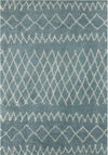 Moroccan Duck Egg Blue Shaggy Rug | 950