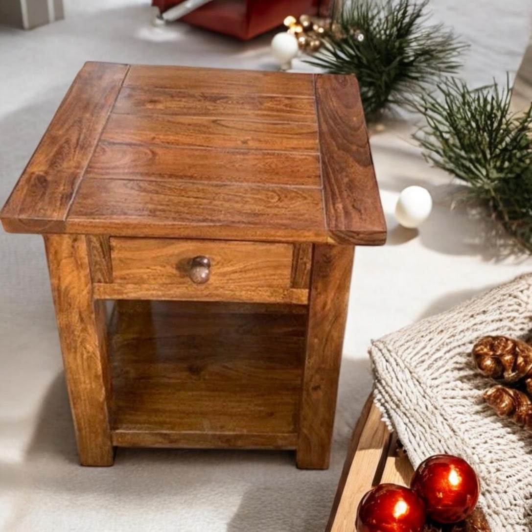 55CM WOODEN TABLE