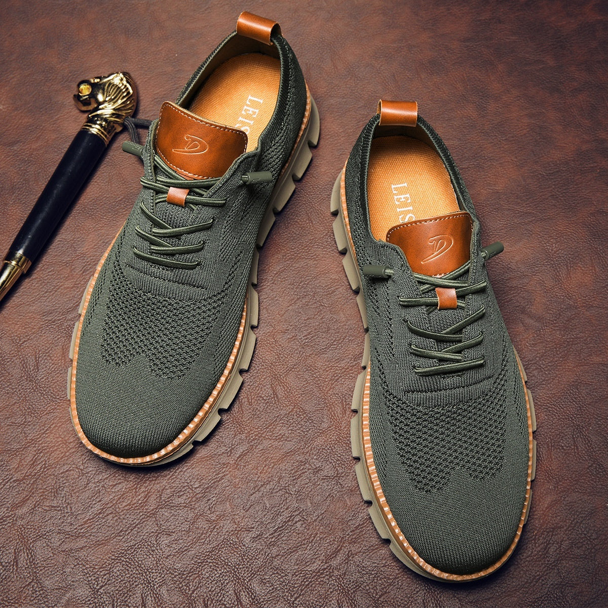 Men's Large Size Casual Shoes British Style