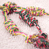 Pet molars colorful cotton rope