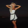 Women's Sexy Strappy Jumpsuit Elegant Strap A-line Skirt Set