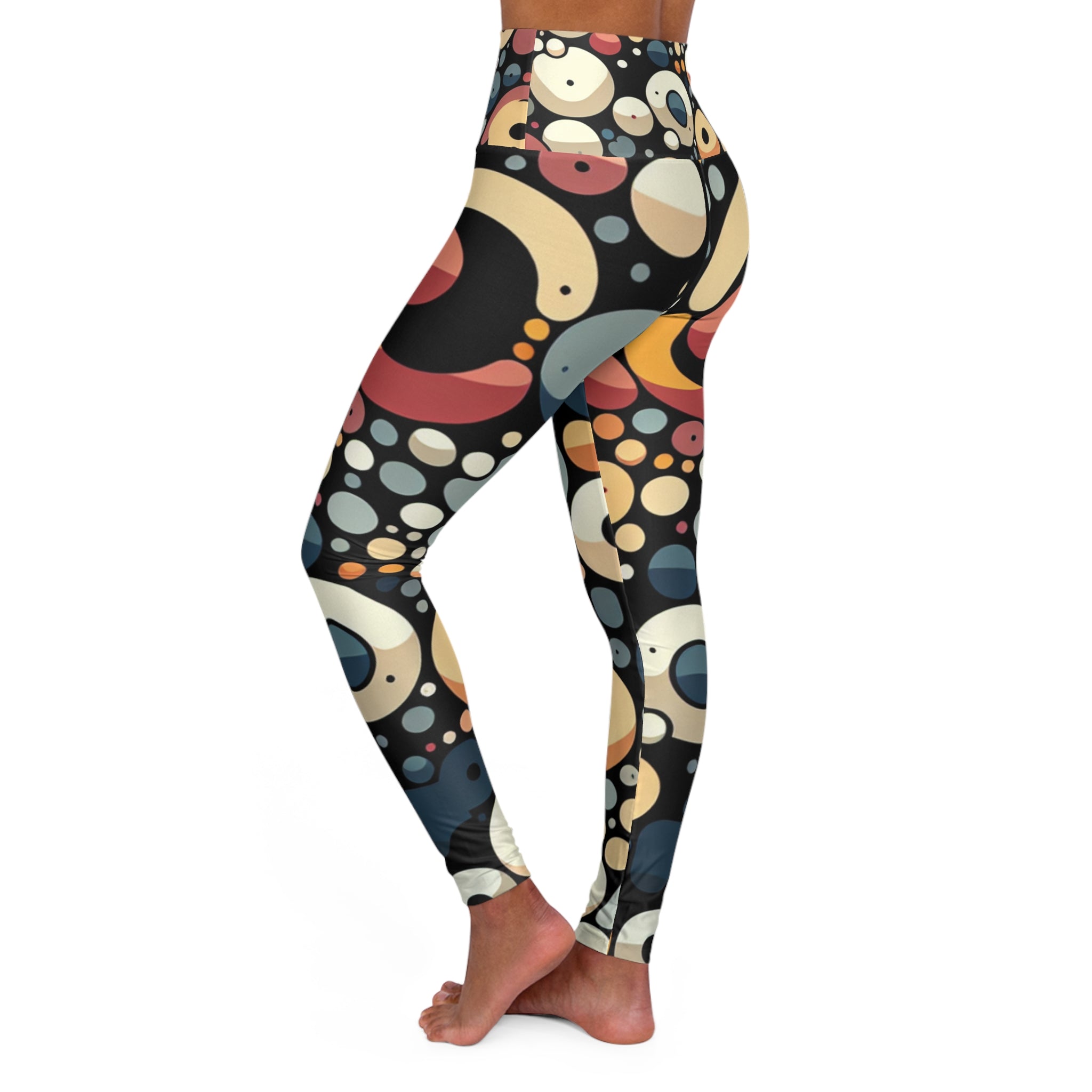 Emerson Belleau High-Waisted Patterned Leggings - Modern Design for Comfort and Style