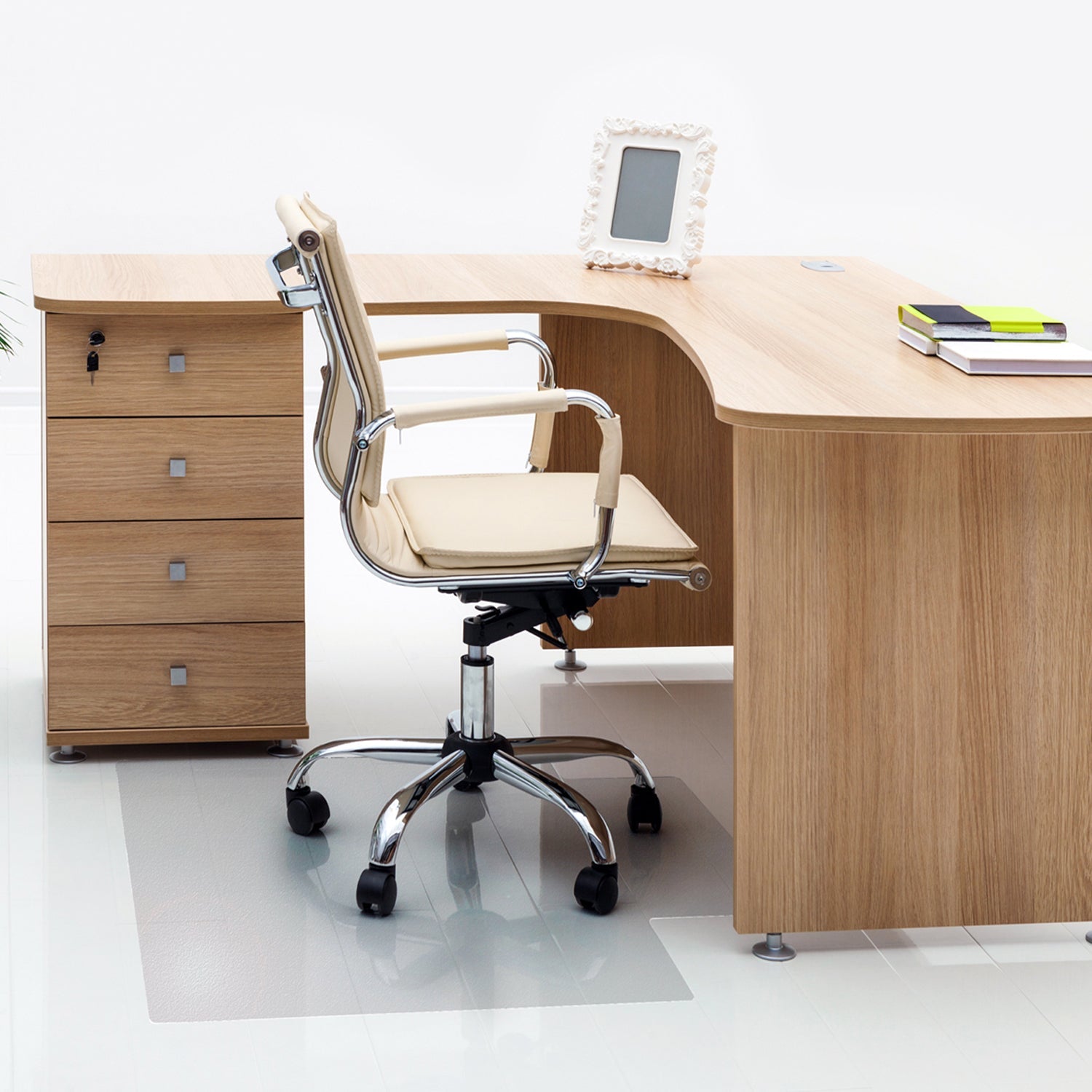 Advantagemat® PVC Lipped Chair Mat