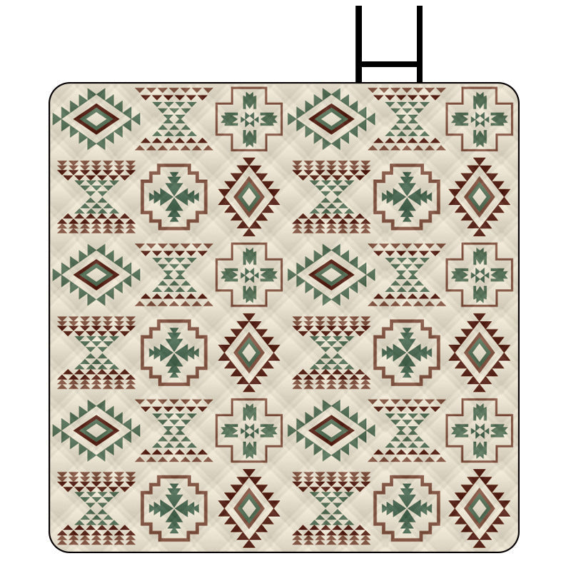 Black And White Style Series Ultrasonic Picnic Mat