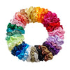 Solid Color Large Intestine Hair Ring Flower Hair Band Hair Accessories Rubber Band For Hair Ties