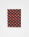 Deep Red-orange-09 | 3D Solid Knitted Cotton Swatch