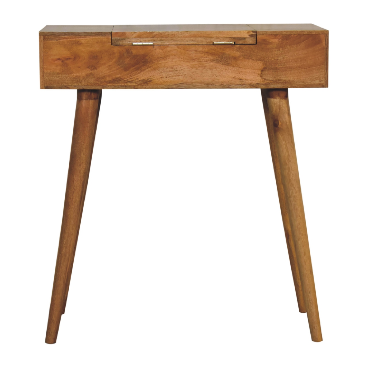 Artisan Furniture Solid Wood Mini Oak-ish Dressing Table, 4 Storage 
78x70x35 cm