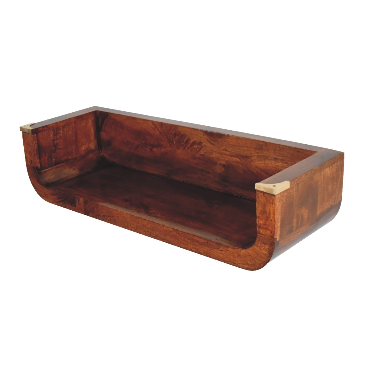 Artisan Furniture Solid Wood Indira Chestnut Floating Console