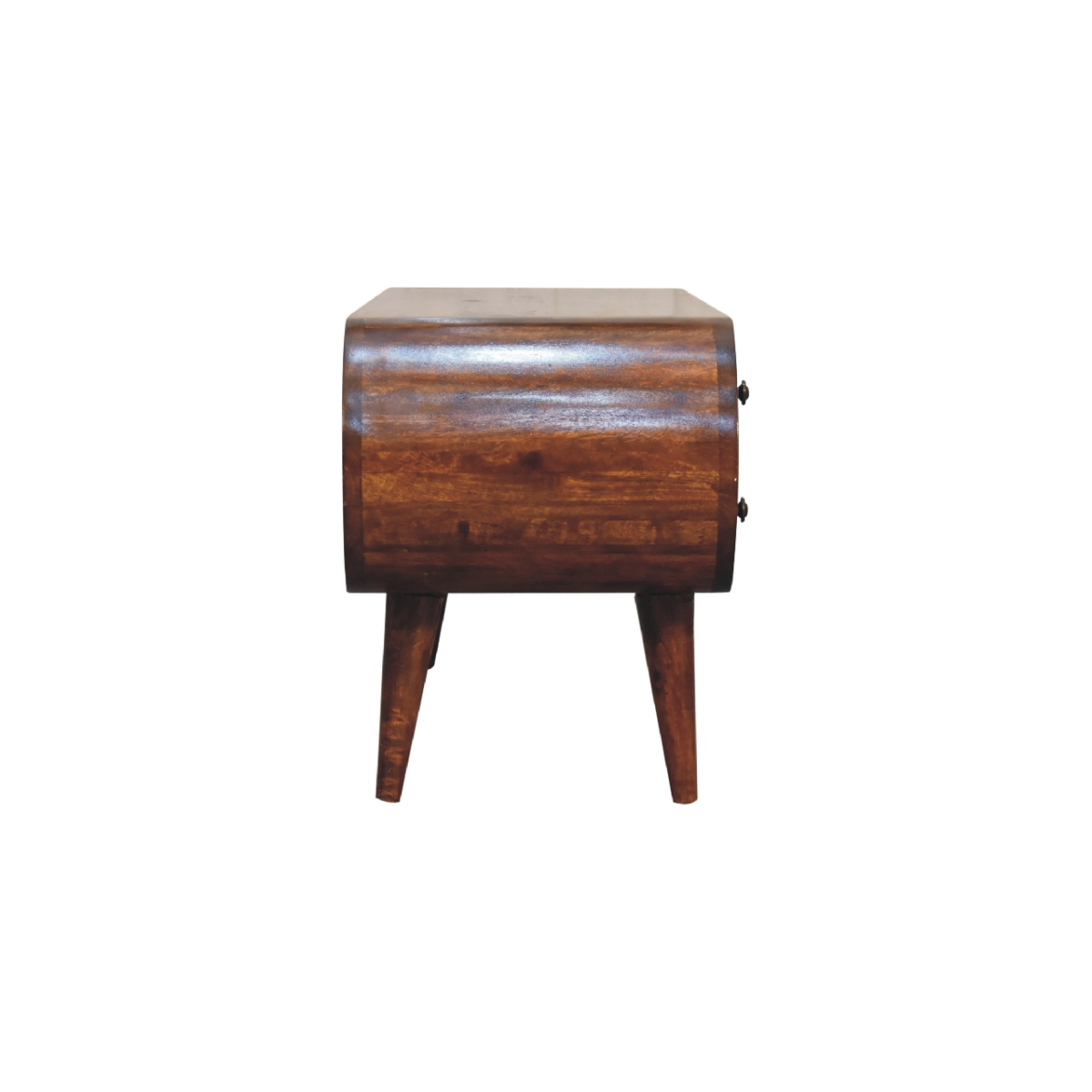 Artisan Furniture Solid Wood Chestnut Circular Media Unit