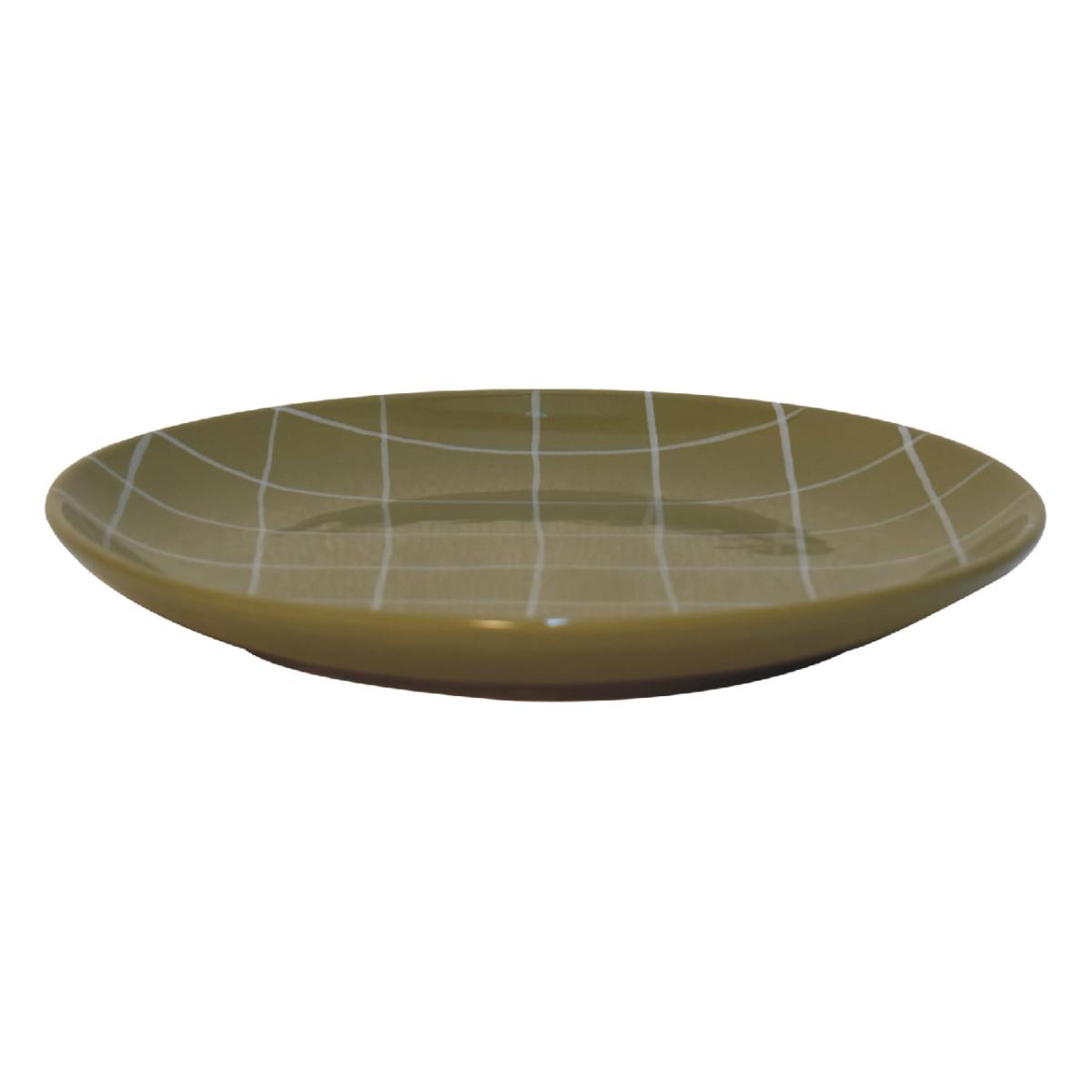 Artisan Furniture Serveware - Dahlia Plate Set, Olive Green