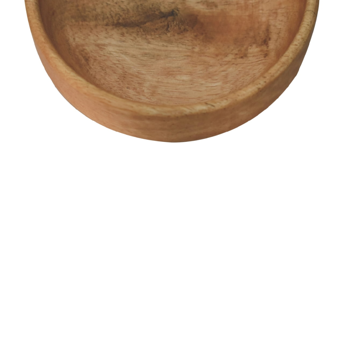 Artisan Furniture Serveware - Solid Wood Fruit Bowl Set of 3, Light Brown