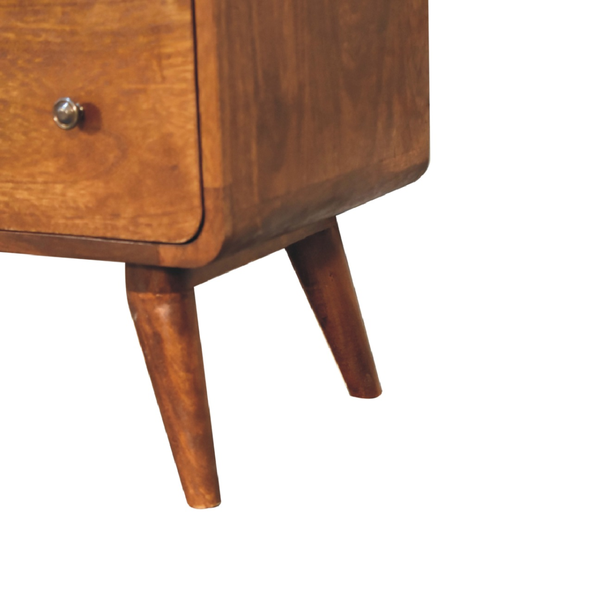 Artisan Furniture Solid Mango Wood Large Curved Chestnut Chest