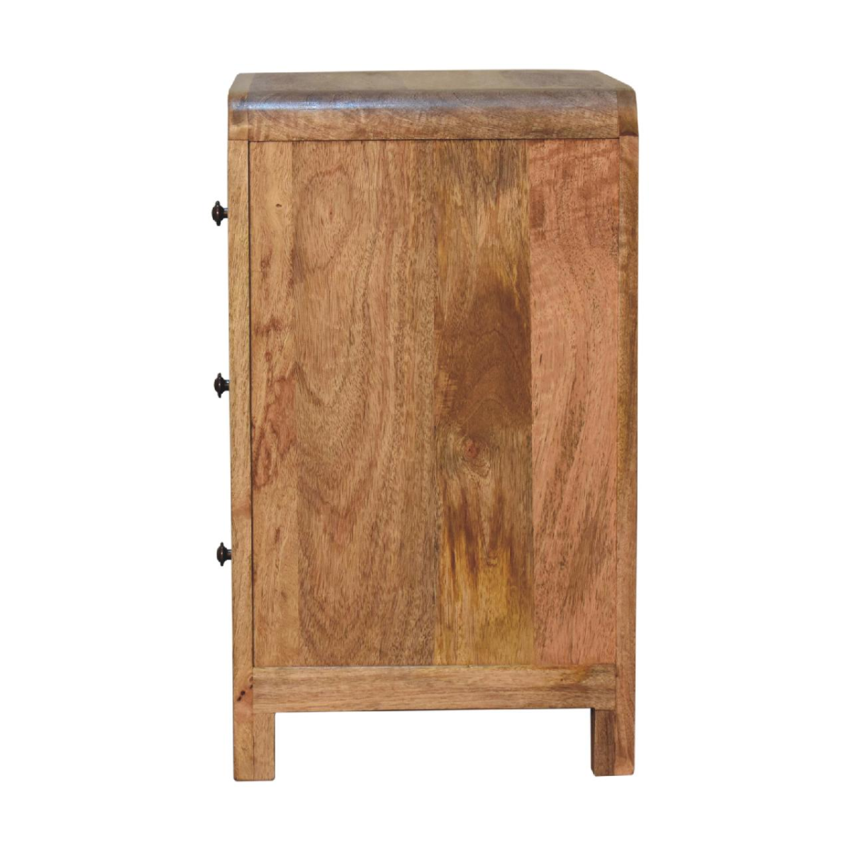 Artisan Furniture Solid Wood Aspen Oak-ish 3 Drawer Bedside