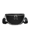 Casual Large Capacity Crossbody Leather Waist Bucket Bag
