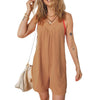 Women's Knitted Side-pocket Overalls