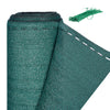 Relaxdays Fence Netting, Privacy Shield for Fences & Railing, HDPE Net, UV-Resistant, Weatherproof, 1.5 x 25 m, Green