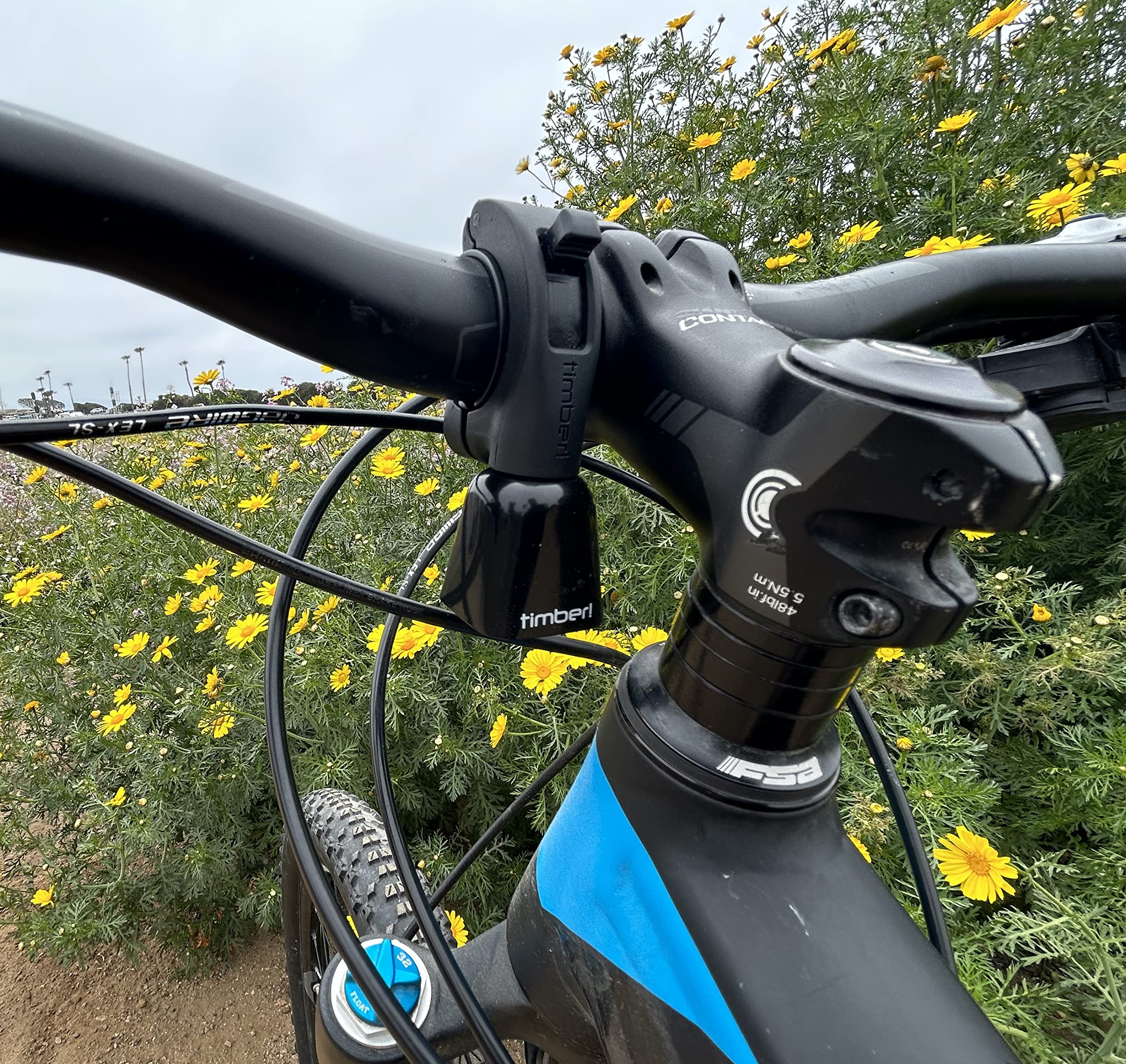 TIMBER! Mountain Bike Bell - Bolt-on Model Yew! - Multi-use Trail Bell with Dual Modes