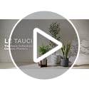 LE TAUCI 25 cm Plant Pot, Ceramic Pots for Plants with Drainage Holes and Rubber Plug, Plant Pots Indoor Outdoor for Home Garden Patio Office, Cylinder Flower Pot, Grey