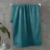 Catherine Lansfield Zero Twist Cotton 90x140cm Bath Sheet Teal Green