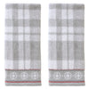 SKL Home Christmas Whistler Plaid Hand Towel Set, 16" x 25", 2 Count