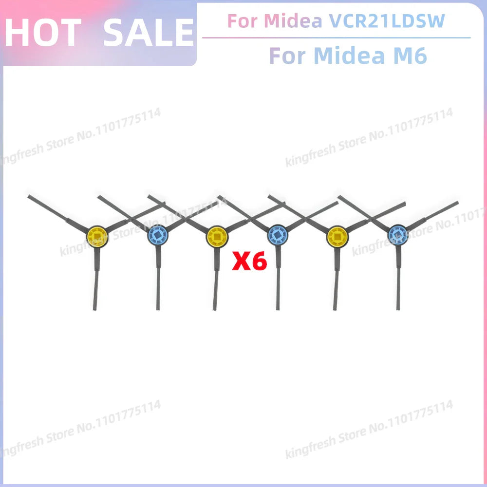 Fit For Midea VCR21LDSW / Midea M6 / Eureka NER600 Robot Vacuum Parts Main Roller Side Brush Hepa Filter Mop Cloth Accessories