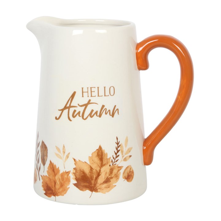 Hello Autumn Flower Jug