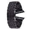 Hidden Butterfly Buckle 7 Beads Stainless Steel Watch Band For Apple Watch 42mm(Silver Gold), 20mm Women