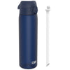 Leak Proof Medium Water Bottle with Straw, Recyclon, Navy, 500ml (18oz)