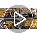 Electric Warming Tray - Upgraded 8 TEMP Setting Food Warming Mat, Full-surface Heat in 5s, 4 Hours Auto-off, Child Safety Lock, Foldable Food Warmers for Buffet Server Party, 65 * 40 * 1.5cm