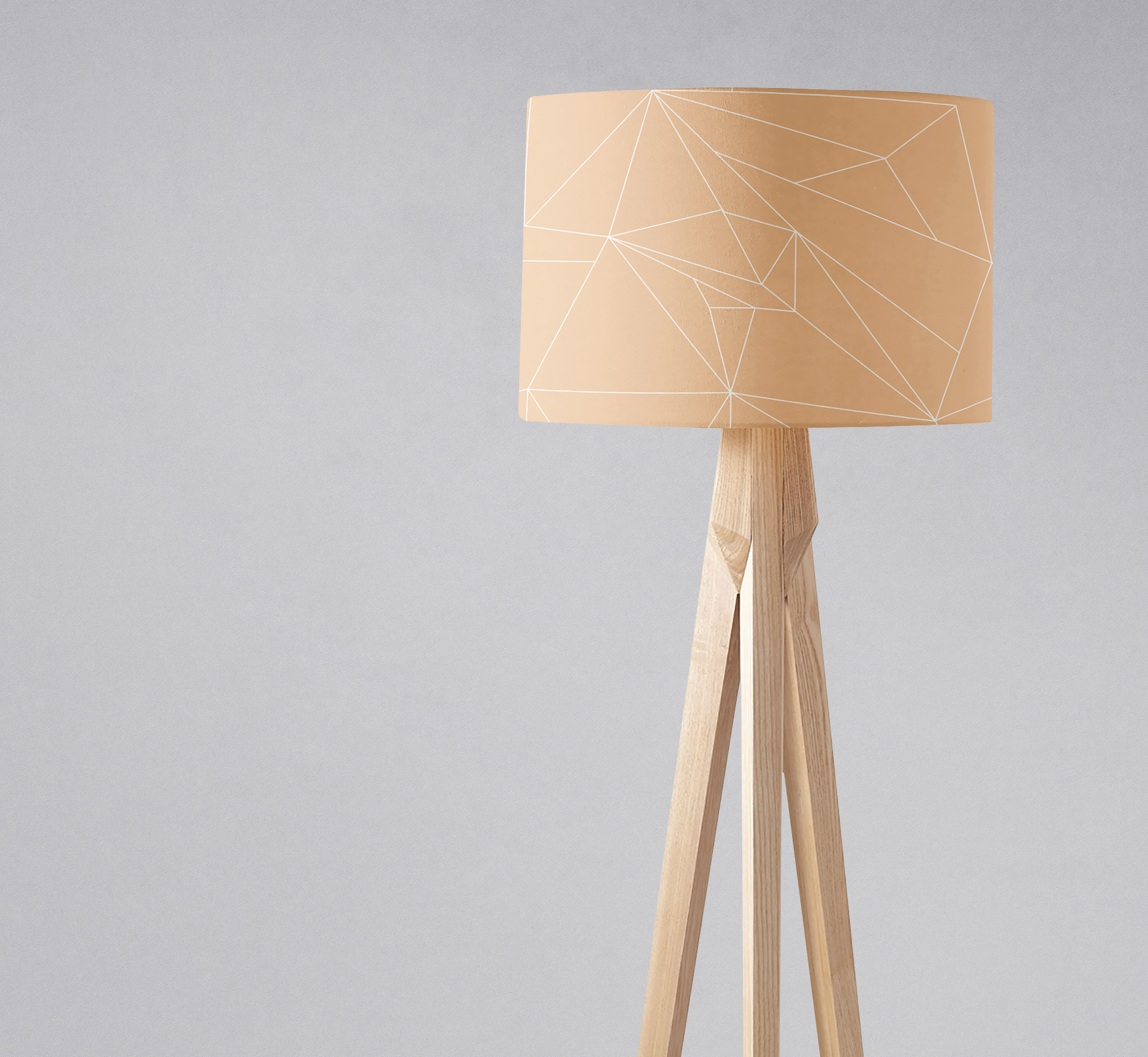 Beige Minimalist Lampshade, Ceiling or Table Lamp Shade