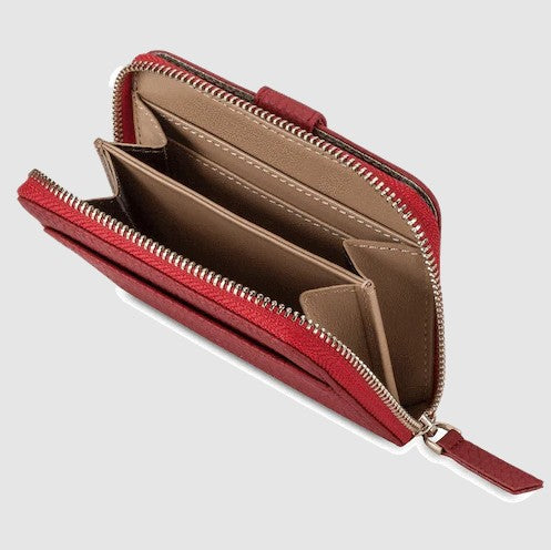 VAULTSKIN BELGRAVIA Zipper Wallet with RFID Blocking | Windsor Red