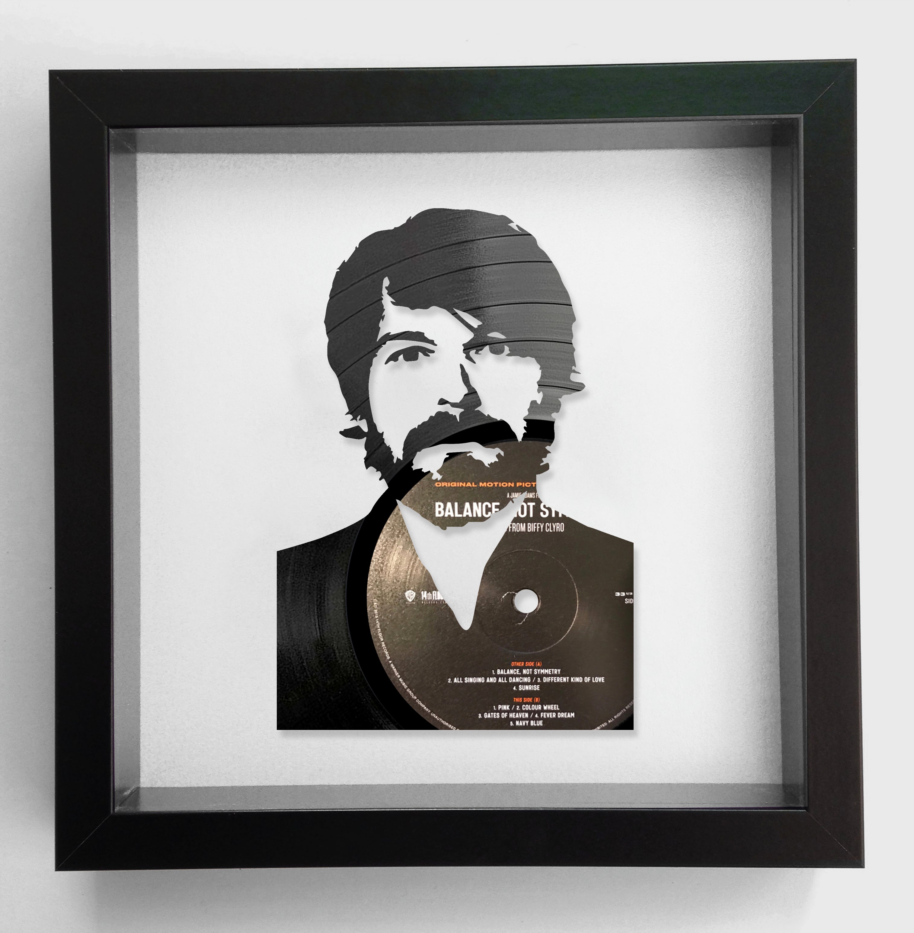Simon Neil from Biffy Clyro - Balance Not Symmetry - Original Framed Vinyl Record Art 2007