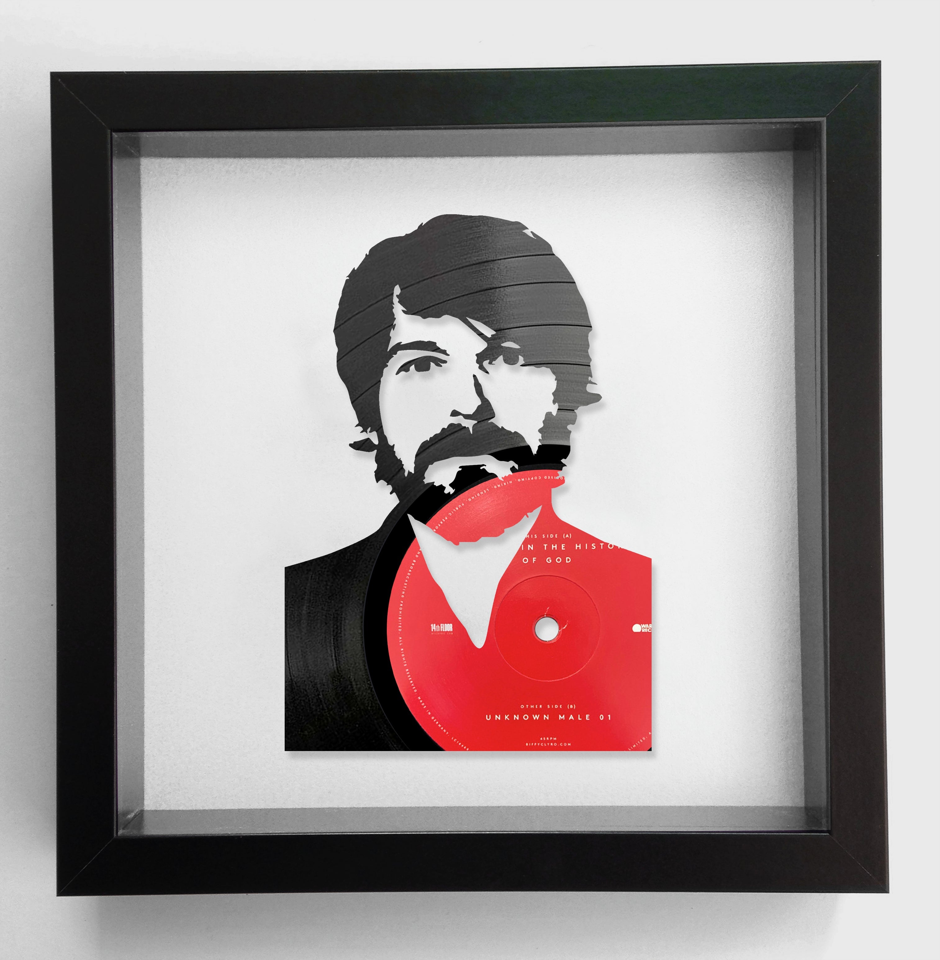 Simon Neil from Biffy Clyro - Balance Not Symmetry - Original Framed Vinyl Record Art 2007