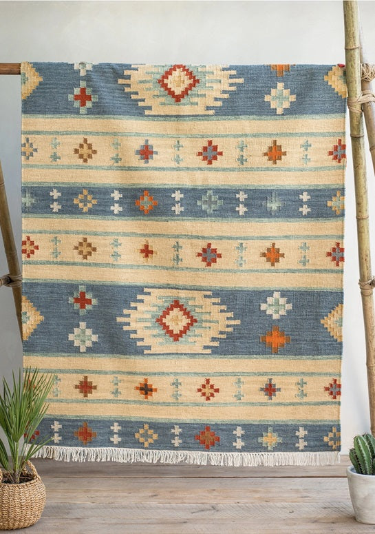 Devika Wool-Rich Kilim Rug