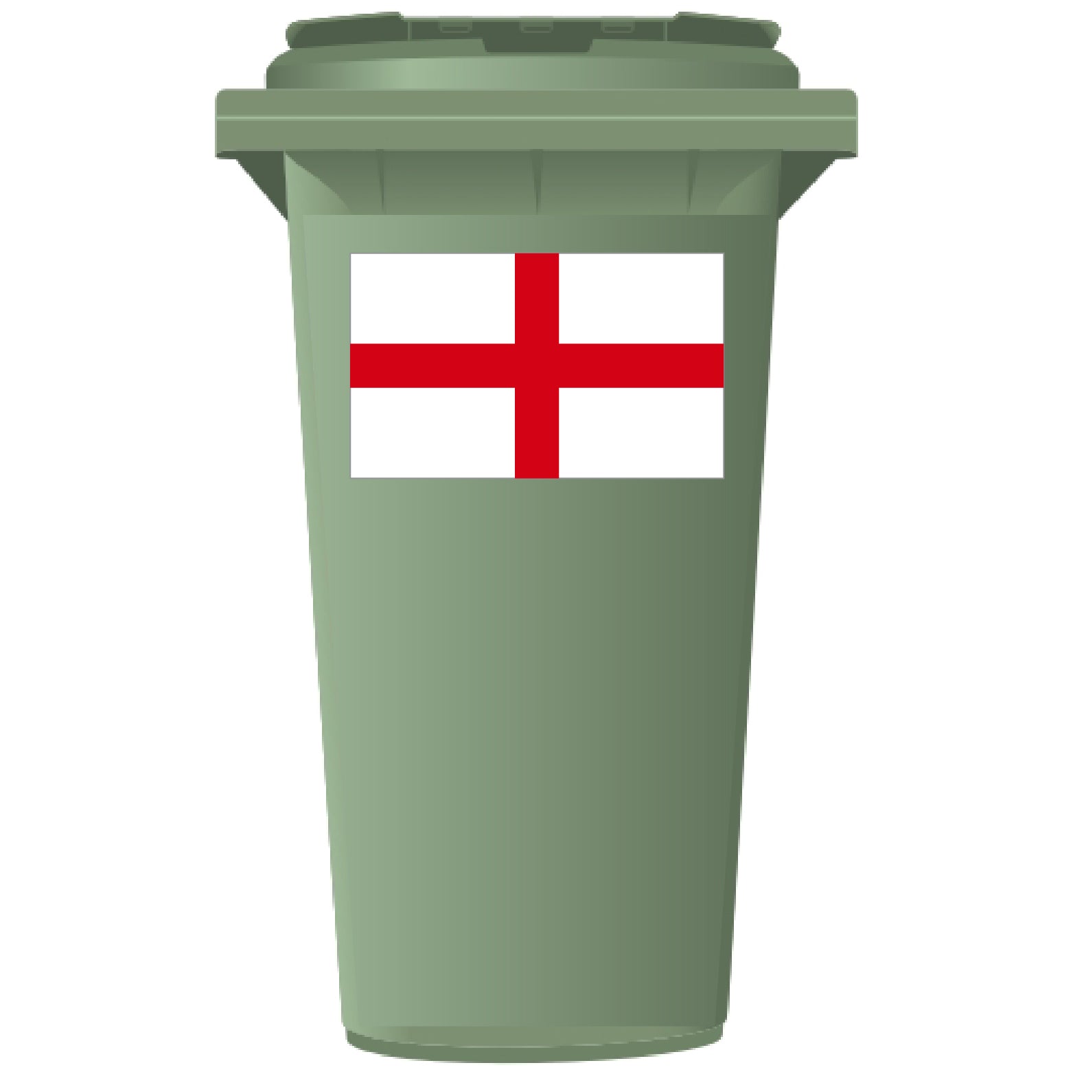Flag of St George Bin Sticker