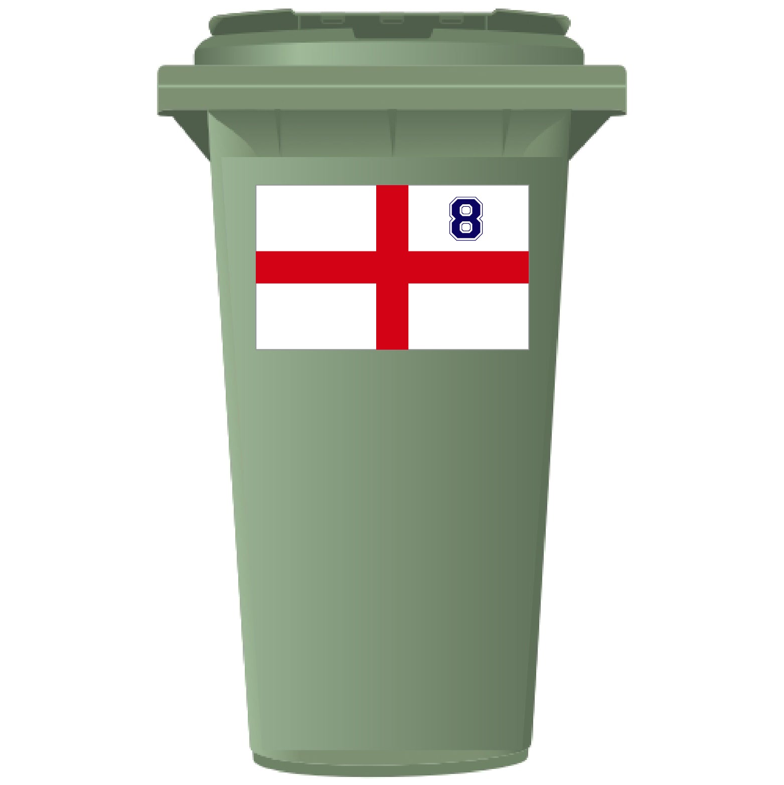 Flag of St George Bin Sticker