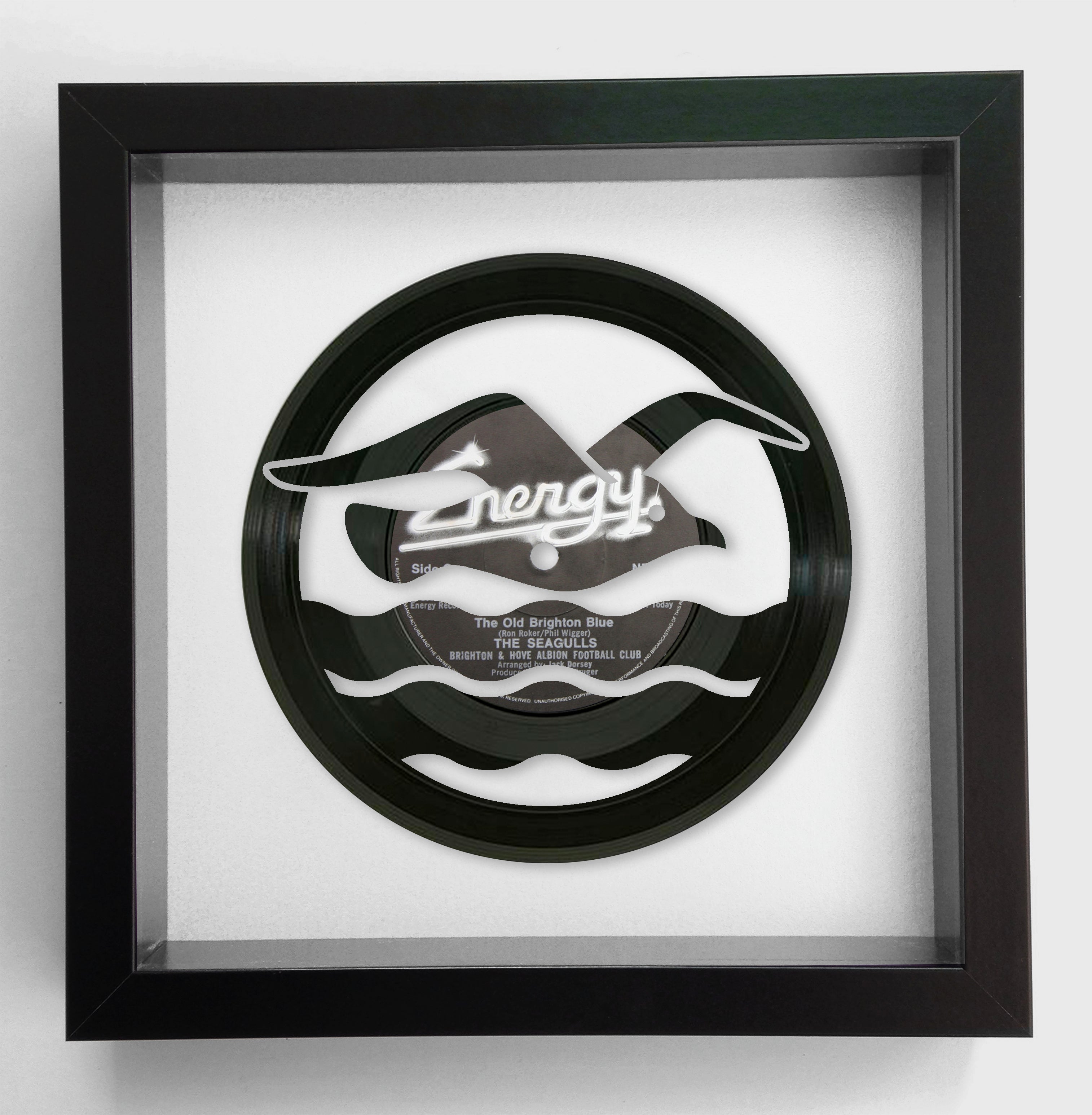 Brighton & Hove Albion Football Club - Sussex By The Sea - Original Vinyl Record Art