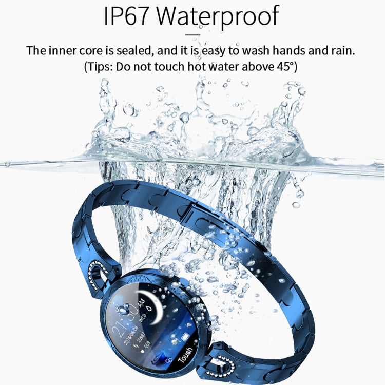 AK15 Fashion Smart Female Bracelet, 1.08 inch Color LCD Screen, IP67 Waterproof, Support Heart Rate Monitoring / Sleep Monitoring / Remote Photography
