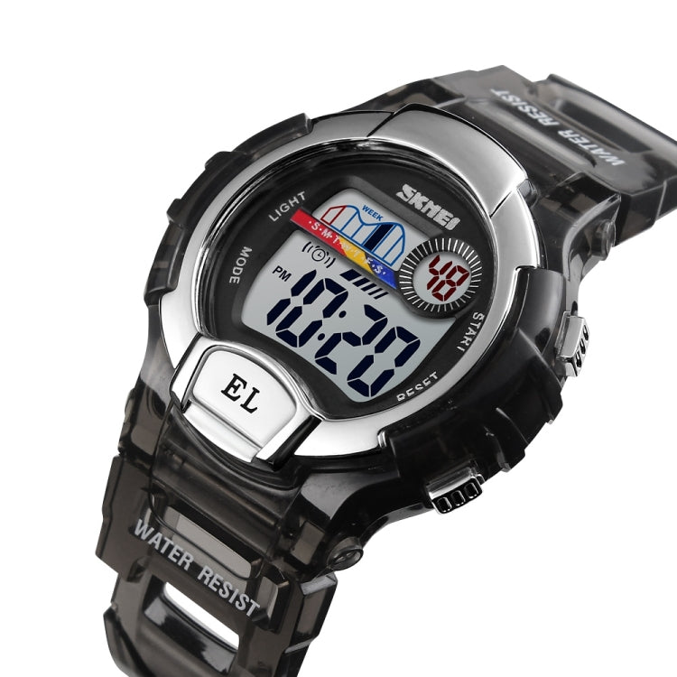 SKMEI 1450 Women Transparent Digital Watch 50m Waterproof Sports Watch with LED Light