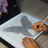 3.5W 5V LED USB Three Level of Brightness Dimmable A4 Acrylic Scale Copy Boards Anime Sketch Drawing Sketchpad with USB Cable 1.5m & Power Adapter, Copy Boards with USB Cable 1.5m & Power Adapter