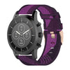 22mm Stripe Weave Nylon Wrist Strap Watch Band for Fossil Hybrid Smartwatch HR, Male Gen 4 Explorist HR & Sport