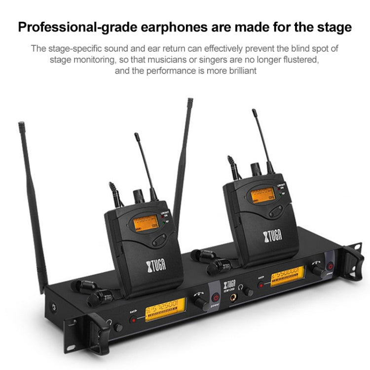 XTUGA IEM1200 Wireless Transmitter Stage Singer Ear Monitor System, Transmitter