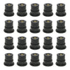 20 in 1 M6 Universal Motorcycle Windshield Brass Nuts, M6