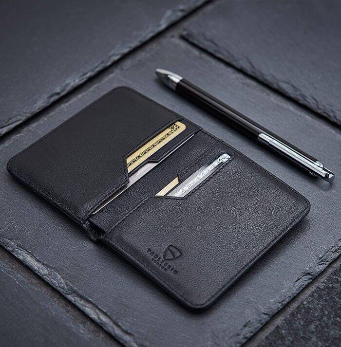 VAULTSKIN CITY CARD WALLET WITH RFID BLOCKING (BLACK)