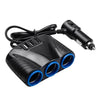 12-24V 3.1A 3 USB Ports & 3 Car Cigarette Lighter Sockets Car Charger, 12-24V 3.1A  With 23 USB