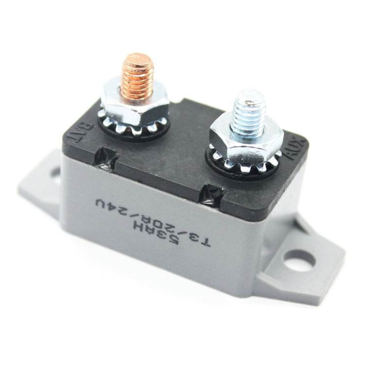F3088-50A 50A Manual Reset Circuit Breaker Double Short Legs with Bolt 12/24V, 50A