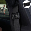 Car Seat Belts Crystal Clip Fixer Tightening Regulator, Crystal Black